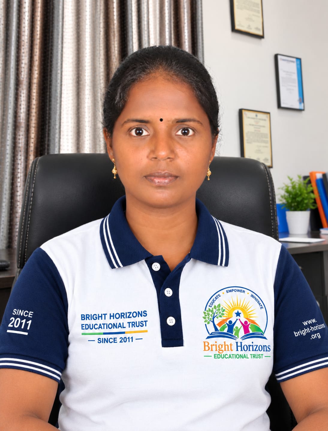 Mrs.B.Jeevitha., MCA - Managing Trustee